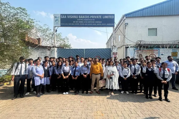 BBA STUDENT’S Industrial Visit to Parle, Ranchi on 04/05/26
