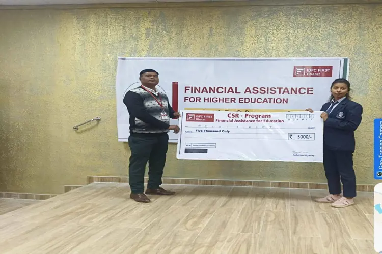 SCHOLARSHIP BY IDFC BANK to A BBA STUDENT